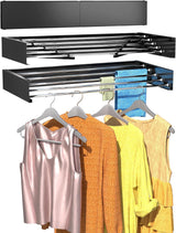 Wall Mounted & Collapsible Clothes Drying Rack