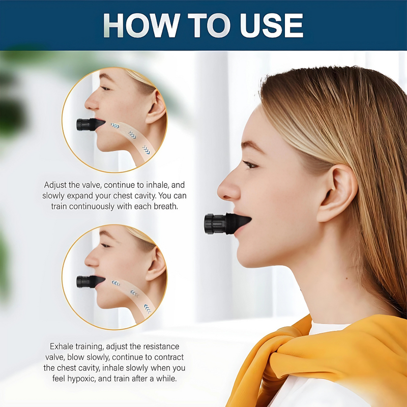 Breathing Exercise Device For Strengthen Your Lungs