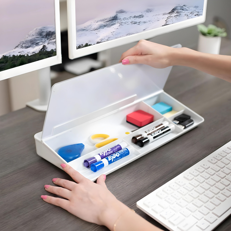 Home & Office Desktop Whiteboard Organiser