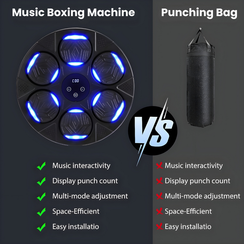 Wall Mounted Smart Music Boxing Pad