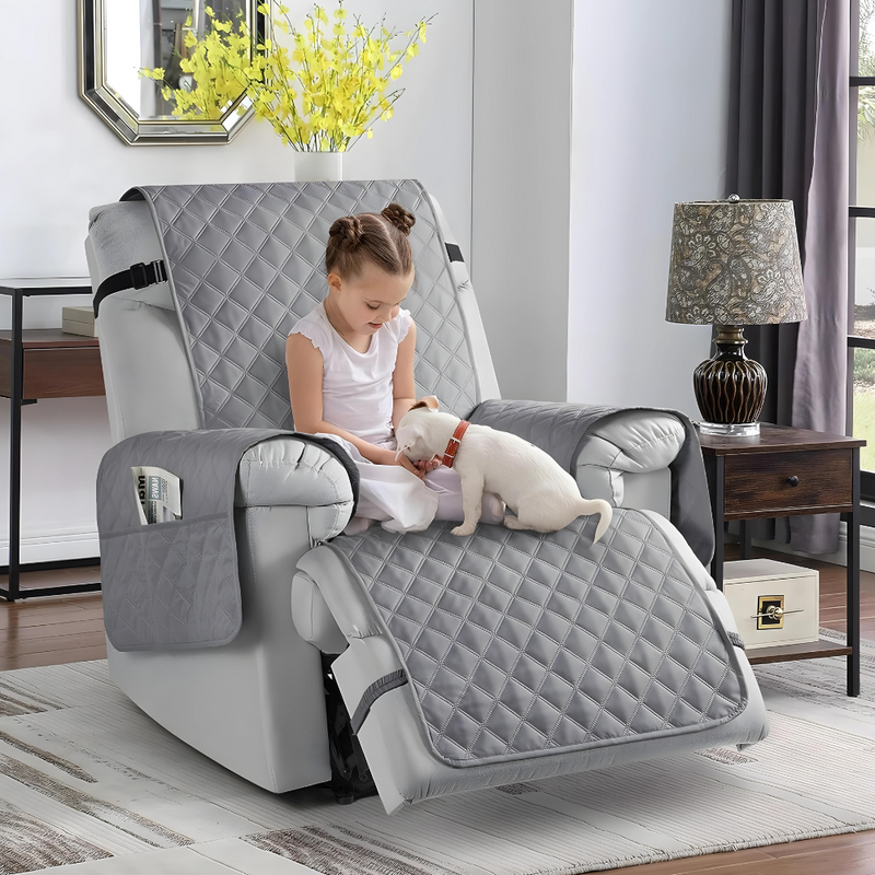 100% Water Proof & Machine Washable Recliner Seat Cover