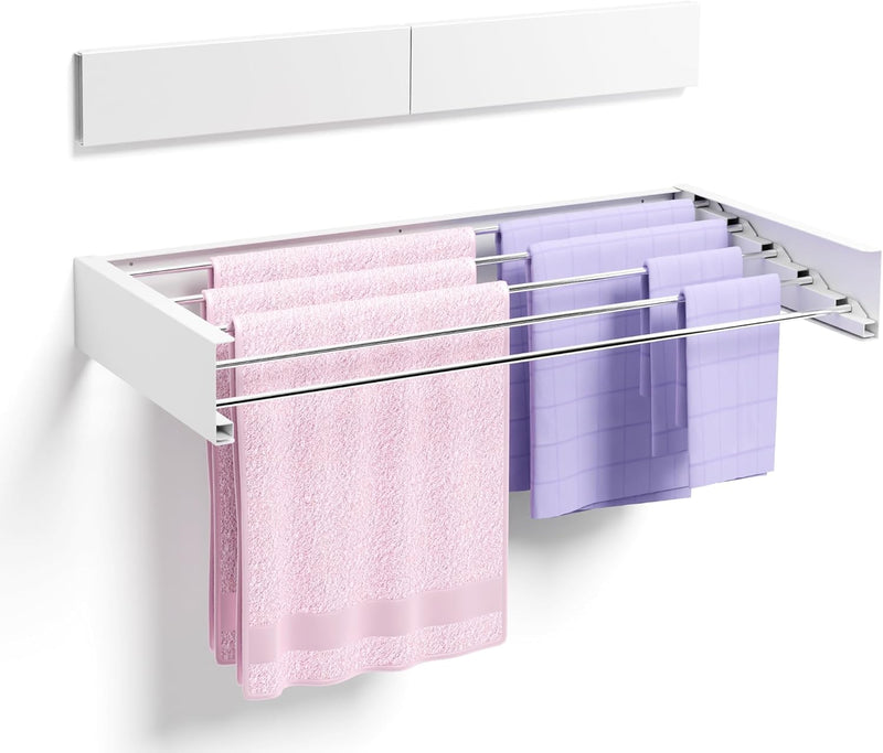 Wall Mounted & Collapsible Clothes Drying Rack